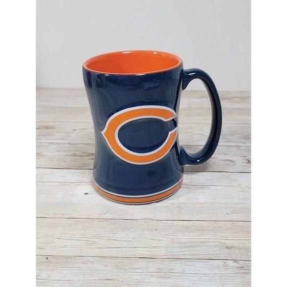 Boelter‎ Brands NFL Chicago Bears Relief Sculpted Ceramic Coffee Mug NWOT - Picture 5 of 7